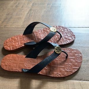 Tory Burch Thora leather flip flop